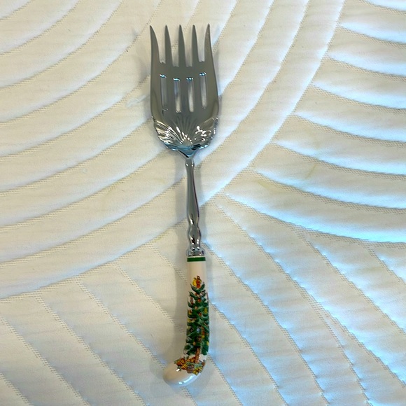Spode Christmas Tree Meat Fork - Picture 3 of 5